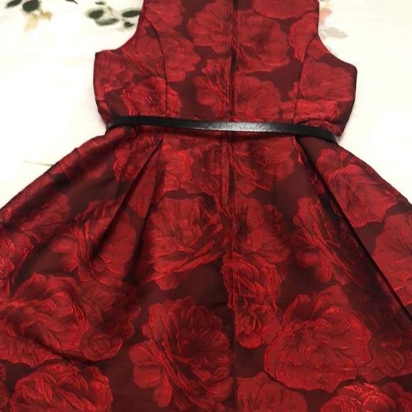 Children’s Place a Formal Red Dress w/ belt - Picture 3 of 3